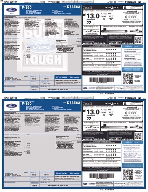 Ford F-150 Lariat SuperCrew 5.5-ft. Bed 4WD 2023