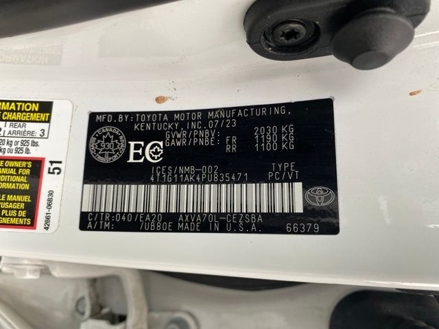 Toyota Camry SE 2023