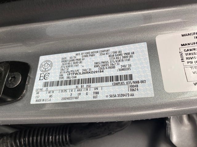 Ford F-150 XLT SuperCrew 4WD 2024