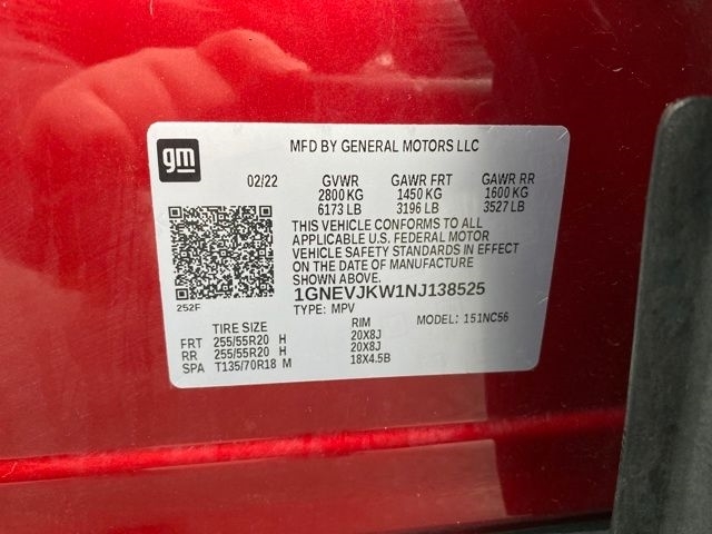 Chevrolet Traverse RS AWD 2022