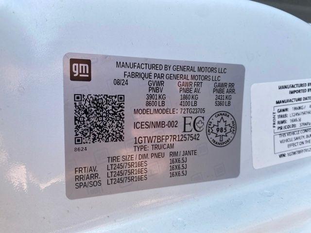 GMC Savana G2500 Extended Cargo 2024