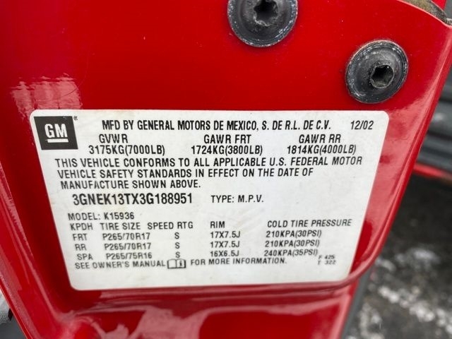 Chevrolet Avalanche 1500 4WD 2003