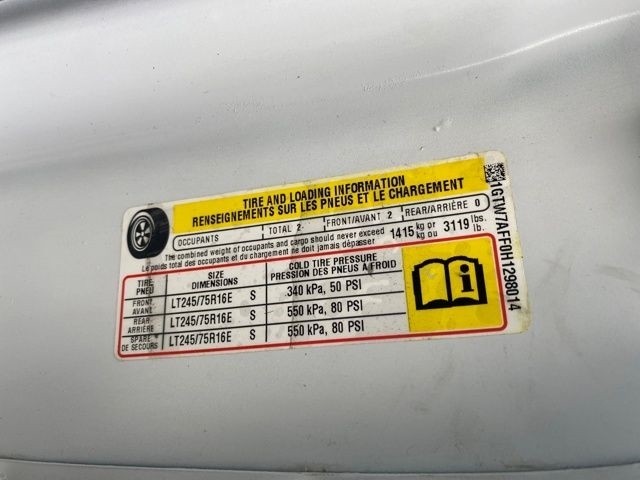 GMC Savana G2500 Cargo 2017