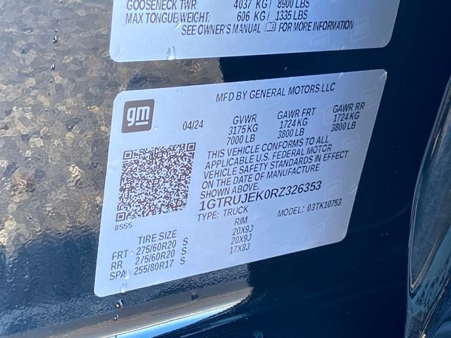 GMC Sierra 1500 Elevation Double Cab 4WD w/3VL 2024