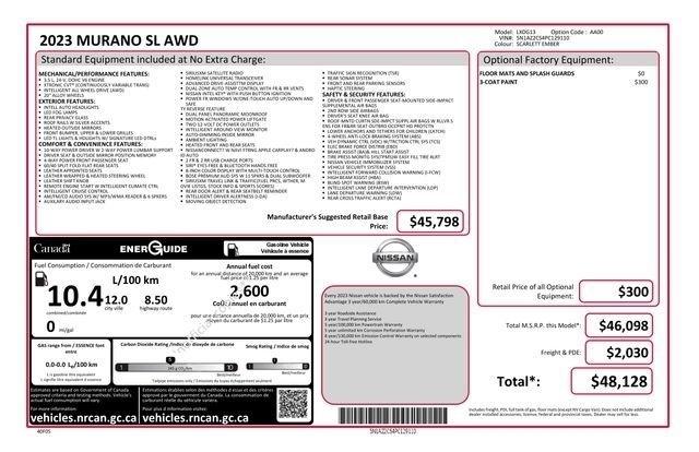 Nissan Murano SL AWD 2023