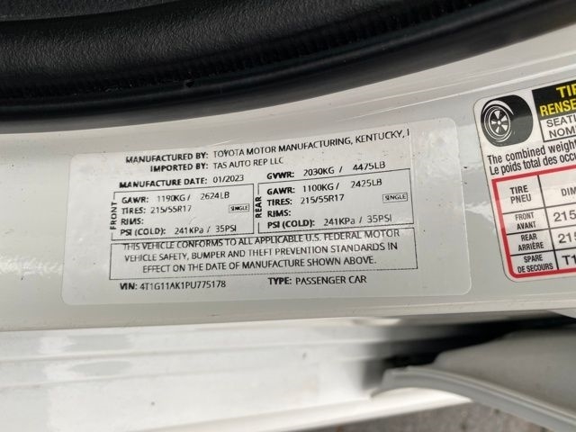 Toyota Camry SE 2023