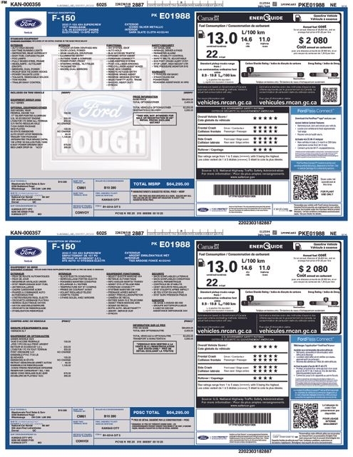 Ford F-150 Lariat SuperCrew 5.5-ft. Bed 4WD 2023