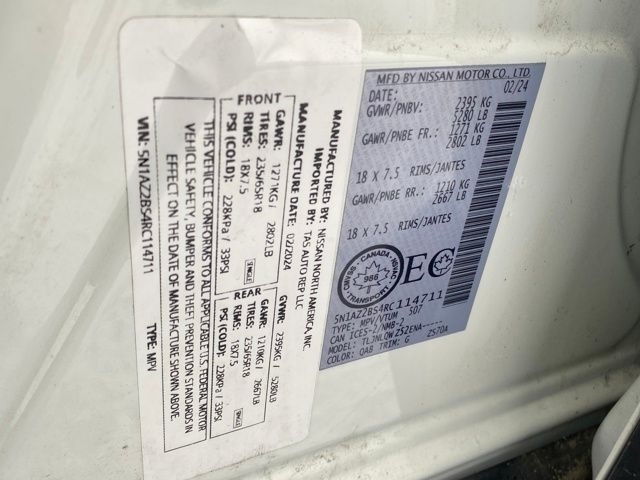 Nissan Murano SV AWD 2024