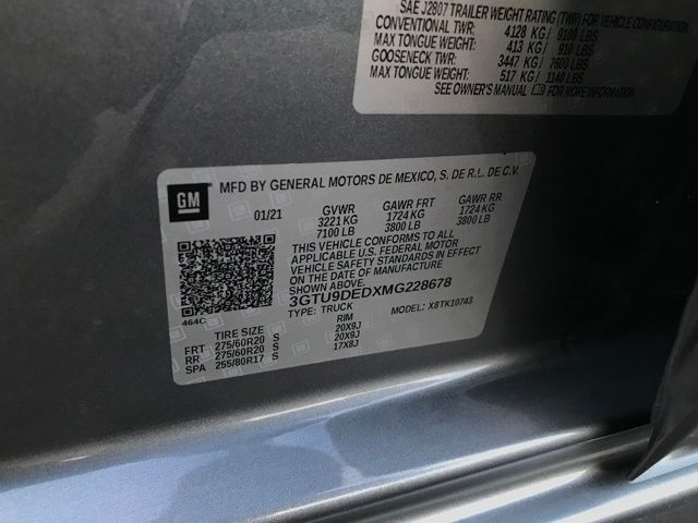 GMC Sierra 1500 SLT Crew Cab Long Box 4WD 2021