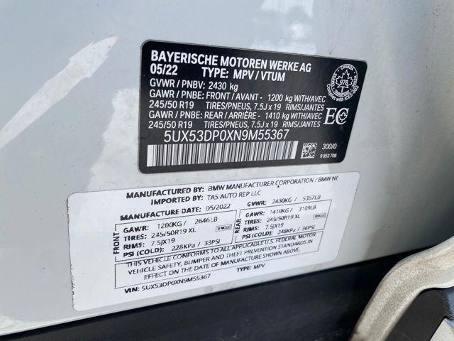 BMW X3 sDrive30i 2022