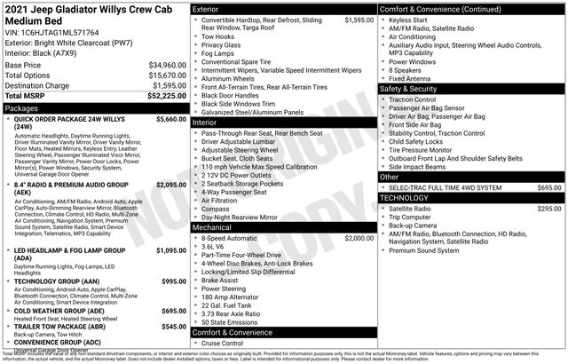 Jeep Gladiator Sport 2021