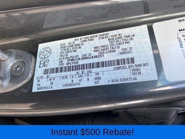 Ford Escape Titanium 4WD 2022