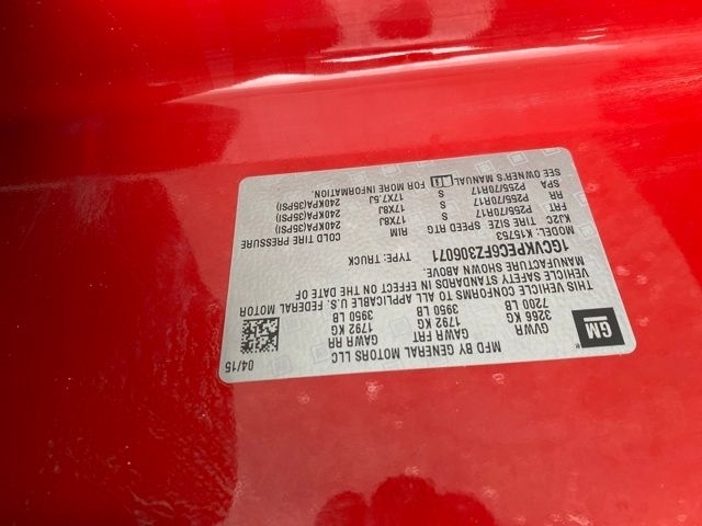 Chevrolet Silverado 1500 Work Truck Double Cab 4WD 2015