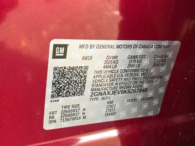 Chevrolet Equinox LT 2WD 2019