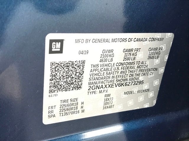 Chevrolet Equinox Premier 1.5 AWD 2019