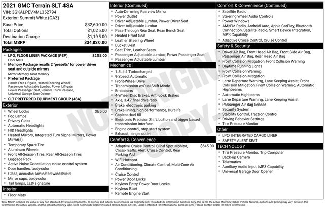 GMC Terrain SLT 2021