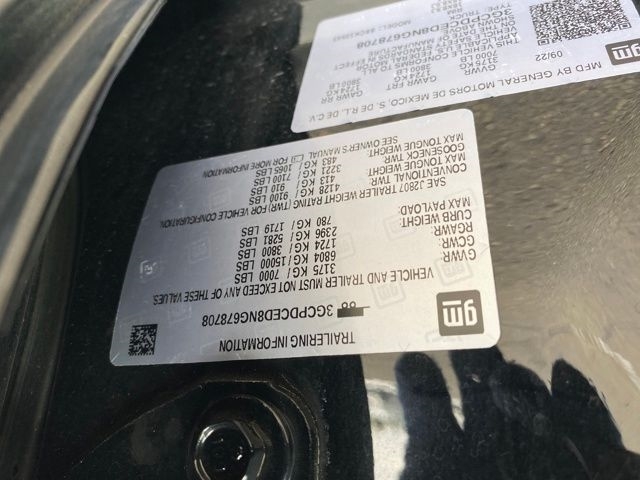 Chevrolet Silverado 1500 Trail Boss Custom Crew Cab 4WD 2022