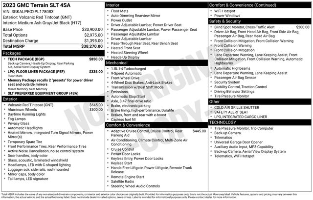 GMC Terrain SLT 2023