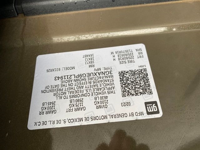 Chevrolet Equinox LT AWD 2023