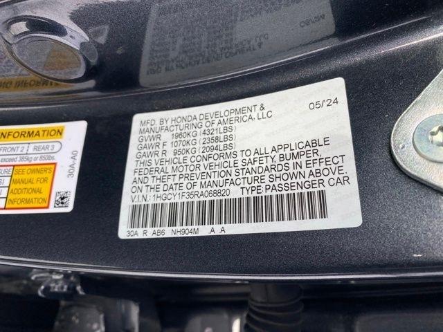 Honda Accord EX 2024