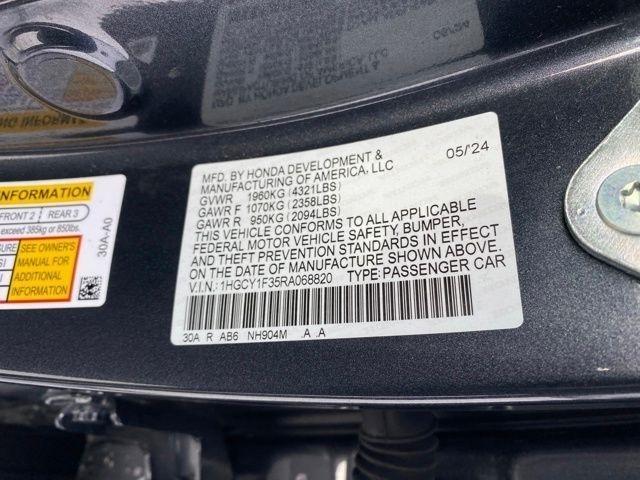Honda Accord EX 2024