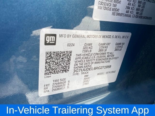 GMC Sierra 1500 SLT Crew Cab 4WD 2024