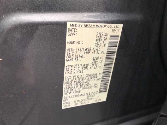 Nissan Murano SV AWD 2017