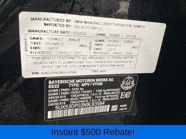 BMW X3 sDrive30i 2022