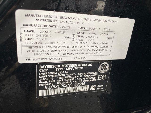 BMW X3 sDrive30i 2022