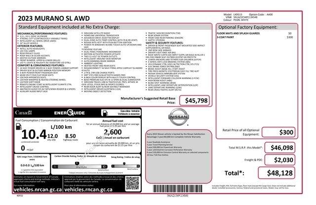 Nissan Murano SL AWD 2023