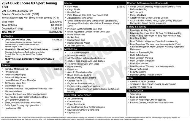 Buick Encore GX Sport Touring AWD 2024