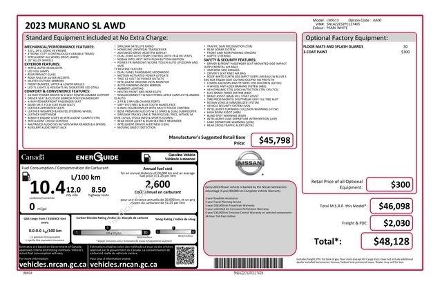 Nissan Murano SL AWD 2023