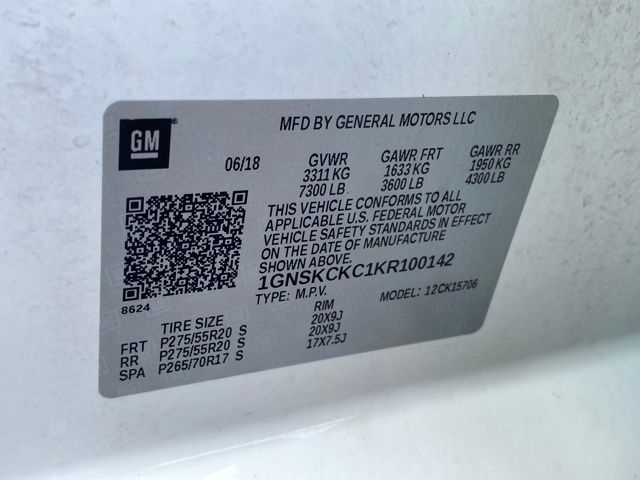 Chevrolet Tahoe Premier 4WD 2019