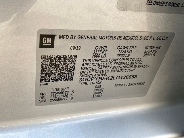 Chevrolet Silverado 1500 Custom Crew Cab Long Box 4WD 2020