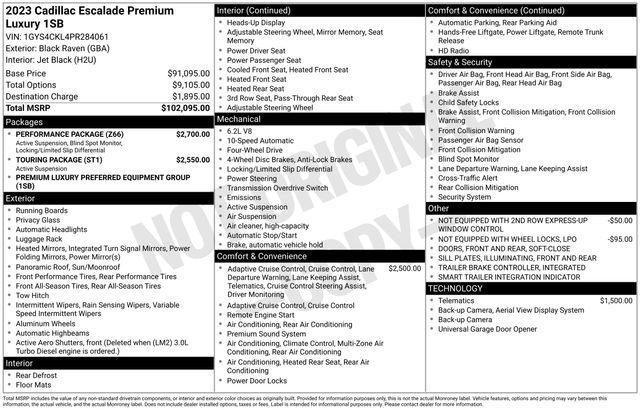Cadillac Escalade Premium Luxury AWD 2023