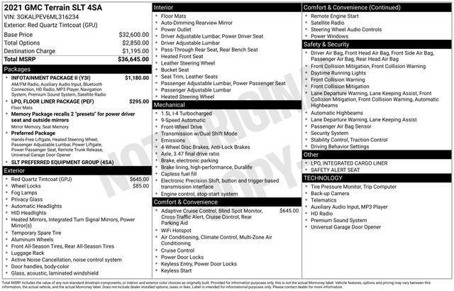 GMC Terrain SLT 2021