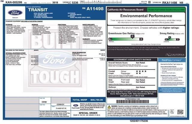 Ford Transit 250 Van Med. Roof w/Sliding Pass. 148-in. WB 2024