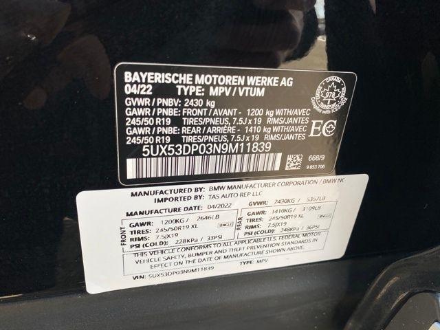 BMW X3 sDrive30i 2022