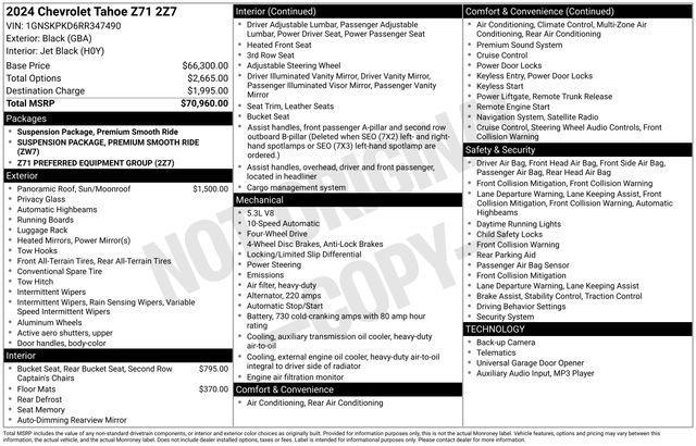 Chevrolet Tahoe Z71 2024