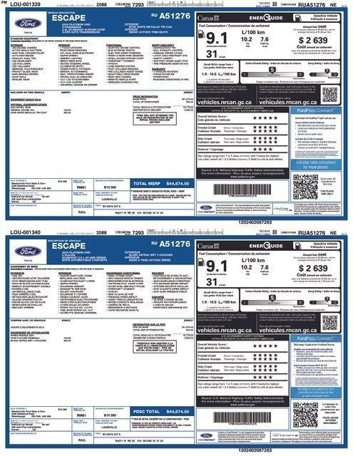 Ford Escape Platinum AWD 2024