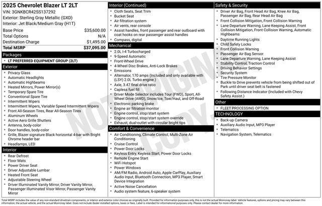 Chevrolet Blazer 2LT 2025