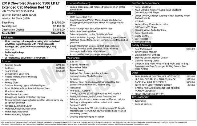 Chevrolet Silverado 1500 Work Truck Double Cab 4WD 2019