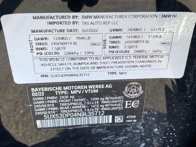 BMW X3 sDrive30i 2022