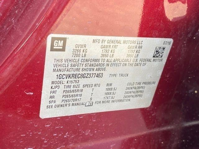 Chevrolet Silverado 1500 LT Double Cab 4WD 2016