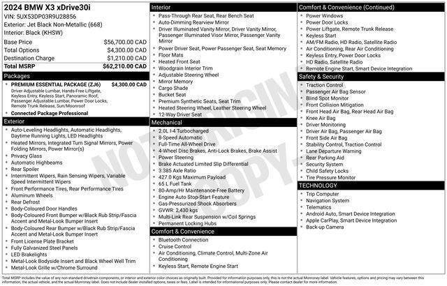 BMW X3 sDrive30i 2024
