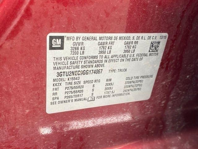 GMC Sierra 1500 SLT Crew Cab Long Box 4WD 2016