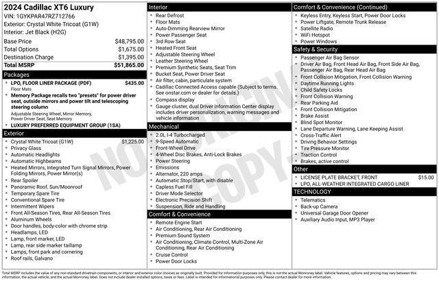 Cadillac XT6 Luxury 2024
