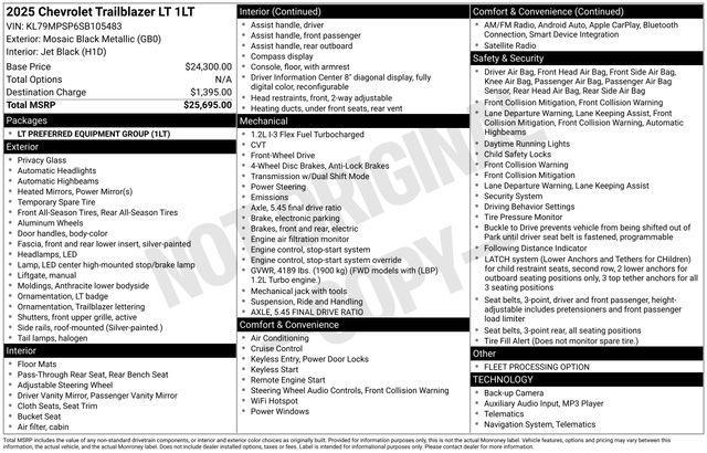 Chevrolet TrailBlazer LT 2025
