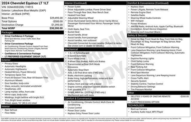Chevrolet Equinox LT 2WD 2024