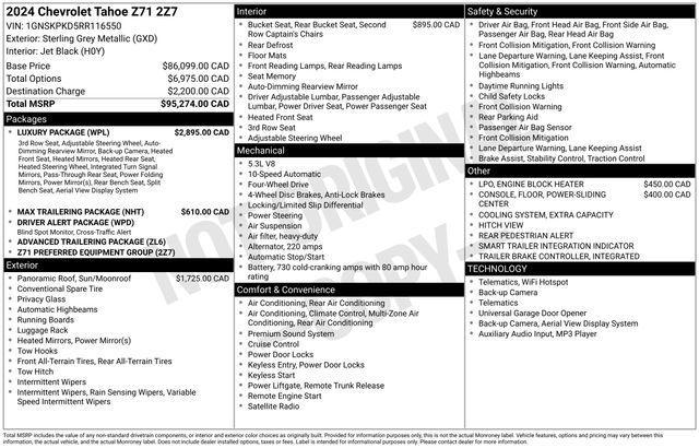 Chevrolet Tahoe Z71 2024